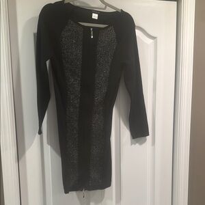 VENUS Black Bodycon Long Sleeve Dress